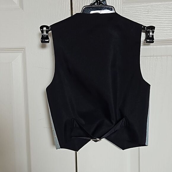 Top Kids Boy's Waist Coat Vest & Tie Blue 3X - Picture 3 of 16